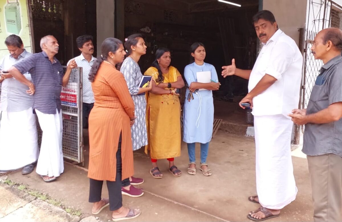 അശ്വതി ജംഗ്ഷനു സമീപം നിർത്തിവെച്ച അഴുക്കുചാൽ നിർമ്മാണം പുനരാരംഭിച്ചു.