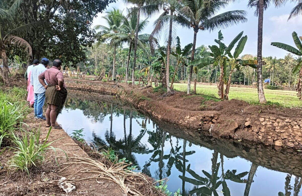 പഞ്ചായത്തിലെ വടക്കുംപാടം പാടശേഖരത്തിൽ പെടുന്ന ഇടമറ്റം പാട്ടങ്ങൾ എല്ലാവർഷവും കൃഷി നാശം നേരിടുന്ന സ്ഥിതിക്ക് പരിഹാരമാകുന്നു.