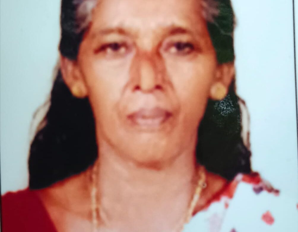 കൊള്ളികൽ പൂവത്തിങ്കൽ ജോർജിന്റെ ഭാര്യ തങ്കമ്മ ജോർജ്ജ് (85) നിര്യാതയായി.