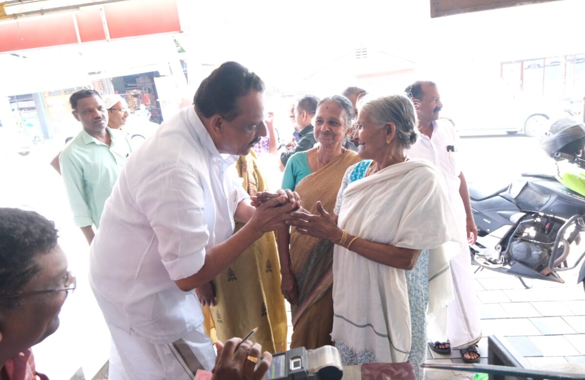 എടയ്ക്കാട്ടുവയൽ, മണീട്, രാമമംഗലം പഞ്ചായത്ത്‌കളിൽ പര്യടനം നടത്തി എൽ.ഡി.എഫ് സ്ഥാനാർഥി സാബു കെ ജേക്കബ്