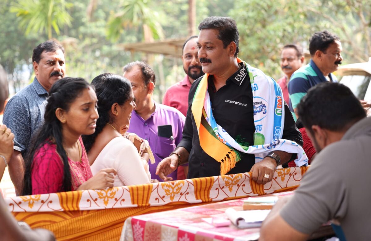 പാമ്പാക്കുട, കൂത്താട്ടുകുളം മേഖലകളിൽ പര്യടനം നടത്തി എൻ.ഡി.എ. സ്ഥാനാർഥി ജിബി എബ്രഹാം