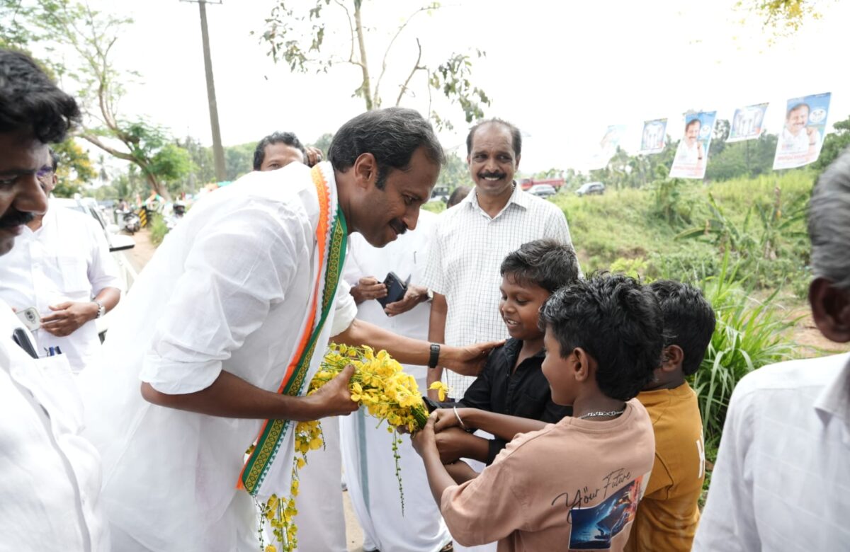  വികസന പ്രവർത്തനങ്ങൾ ഉയർത്തിക്കാട്ടി തിരുമാറാടിയിൽ അനൂപ് ജേക്കബിന്റെ പര്യടനം