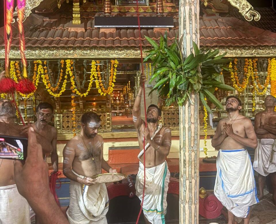 മടക്കിൽ പുതിയകാവ് ശ്രീ ഭദ്രകാളി ക്ഷേത്രത്തിൽ ഉത്സവം കൊടി കയറി  