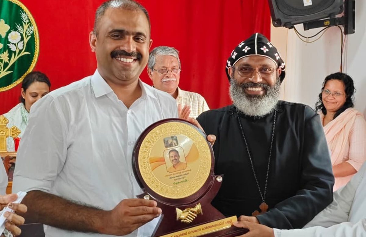 അബിൻ വർക്കി കോടിയാട്ടിന് സ്വീകരണം നൽകി