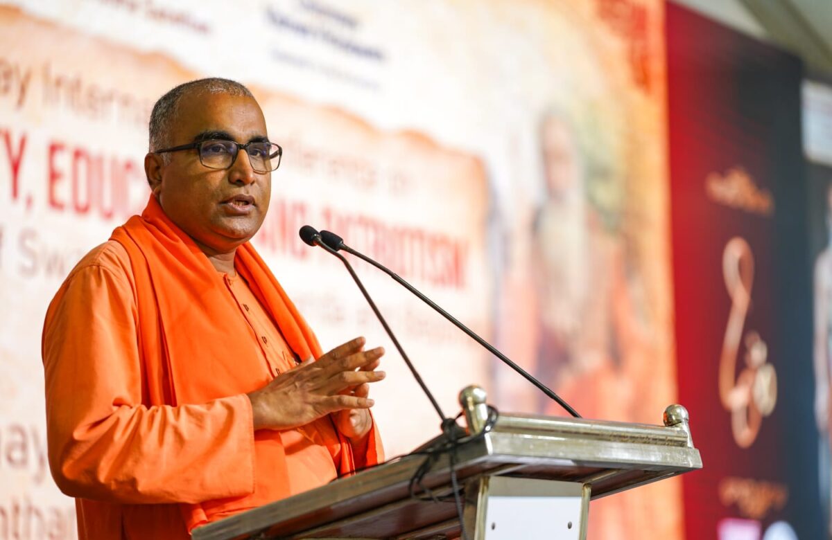 ആത്മീയതയെ സമൂഹത്തിന്റെ നട്ടെല്ലായി മാറ്റണം – രാമകൃഷ്ണ മിഷൻ സെക്രട്ടറി സ്വാമി നരസിംഹാനന്ദ