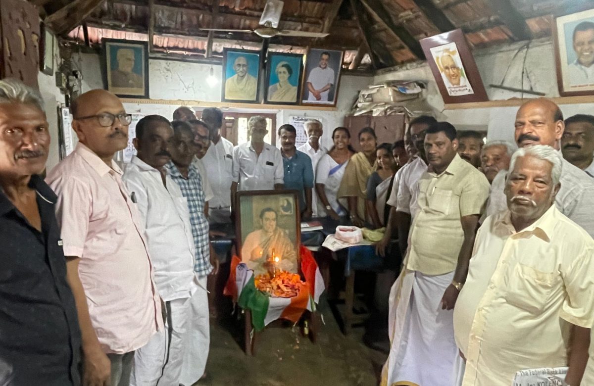 രാജീവ് ഗാന്ധി രക്ത സാക്ഷിത്വ ദിനാചരണം നടത്തി