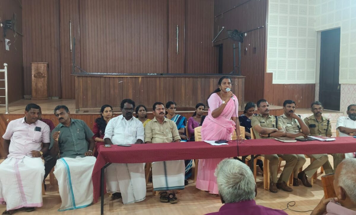 അതിഥി തൊഴിലാളികളുടെ വിവരശേഖരണം മണീടിൽ സംയുക്ത യോഗം നടത്തി